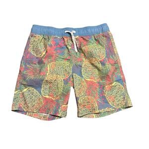 Valor Collective Pineapple Swim Trunks for Men Size XS 8" inseam